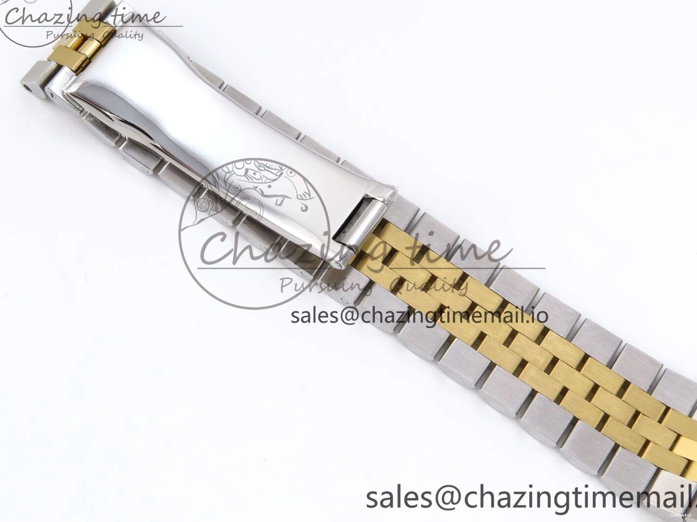 JARF 904L YG Diamonds SS Jubilee Edition Gray 278383RBR Roman 1:1 Best 31 on Steel Bracelet DateJust Dial HZ2236 0502